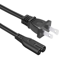 2 Prong Power Cable 8.2ft Replacement for Brother QL-720NW QL-800 QL-1050 QL-1060N QL-570 QL-580N QL