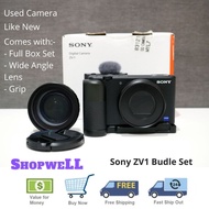 SONY ZV-1 ZV1 Point and Shoot Digital Camera for Vlogging Filmmaking Photography -  Shooting Grip - 