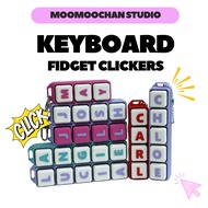 KEYBOARD Fidget Keychain Anti Stress Fidget Toys