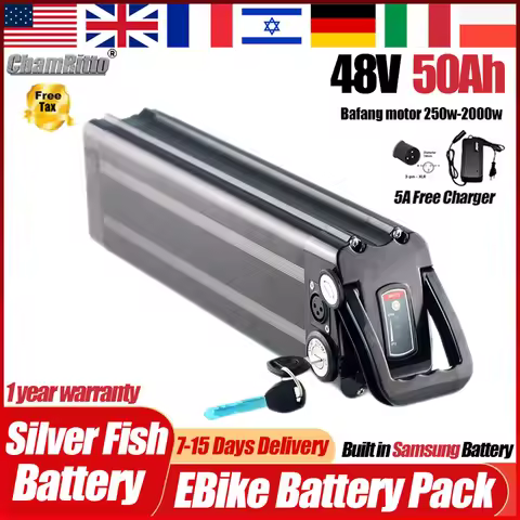 E bike 48V 50ah Battery Electric Bike Bafang 1500W Motor 48V 20ah 35ah 40ah Silverfish Electric Bike