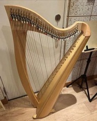 全港最平 二手34 弦俄羅斯 Resonance Harps豎琴 Hummingbird 34 Natural Maple (原價HK$22xxx)