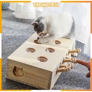 Wood Cat Hit Gophers toys Interactive Catch Mouse Game Funny Platform Tease Cat Toys Cat Pet Supplie