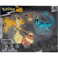 Pokemon Pokemon Pokémon Pokémon Select Eevee Evolution Set-Combat Doll, Eevee