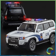 1:24 Toyota Prado LC250 Police Car Diecast Toys Car Model Cars Alloy Toy Collection Gift For Boys Ki