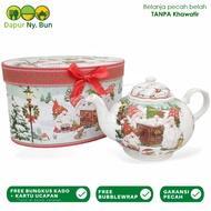 Christmas Gift Teapot with Lid/Christmas Hampers Teapot & Lid/Gift Package