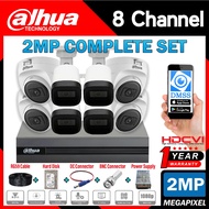 DAHUA 2MP Full Set DIY 8-CHANNEL Full HD 1080P CCTV 8CH DVR + Camera + HDD + Power Supply + Cable