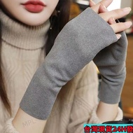 Taiwan Autumn Winter Warm Hands Ladies Self-Heating German Velvet Half-Finger Touch Screen Fleece Fi