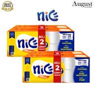 [4 PACK] Nice Toilet Embossed Tissue Contents 510 Ply (460 Ply + 50 Ply) 10 Roll/ 2 Ply/ BUY 2 FOR M