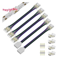 1Set 10Mm Connectors Dual Ends Extension Connectors to 4 Pins Plug 5.5In Extension Wire