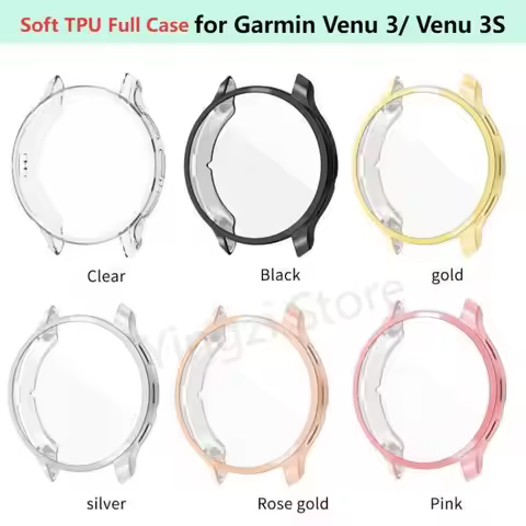New Soft TPU Case for Garmin Venu 3 Venu 3S Smart Watch Cover Resistant Protective Bumper for Garmin