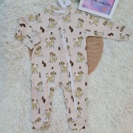 Baby Kids Boy Girl RL Gagap Disney Jumpsuit Sleepwear Double Zip Cotton