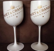 Plastic wine PARTY White champagne glass MOET wine moet Glass one piece