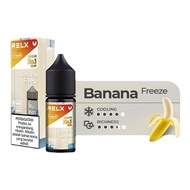 Relx Saltnic Banana Freeze 30mg 30ml Salt Nic Liquid Vape Pods Pod DSA