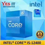 INTEL CORE I5-12400 12th GEN 18M CACHE UP TO 4.40GHz DESKTOP PROCESSOR + MOTEHRBOARD