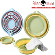 Up to 38cm Large 3 in 1 Foldable Silicone Basin | Collapsible Large Bowl | Basin Boleh Lipat Serbagu