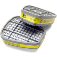 3M Gas Mask Organic Acid Filter Tank One Set Two Pieces 6003