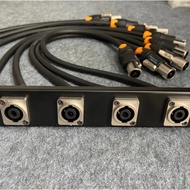 Speaker splitter bar 6, 8-outlet bar mounted on cabinet, full quality Speakon speaker jack wire, pri