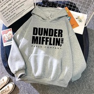 Dunder Mufflin INC Paper Hoodie - Dwight Schrute Sweatshirt casual unisex men Wanita hoody
