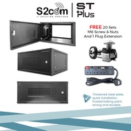 9U / 12U / 15U Wallmount Server Cabinet Network Rack With Perforated Metal