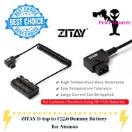 ZITAY D-tap to F550 Dummy Battery for Atomos