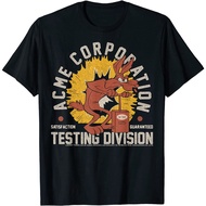 Looney Tunes Wile E T-Shirt. Coyote Acme Corporate Testing T-Shirt Soft Thick Premium