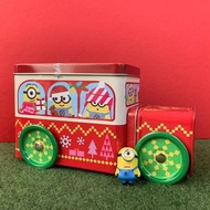 小小兵 MINION 聖誕節造型列車鐵盒餅乾盒季節限定大阪環球影城