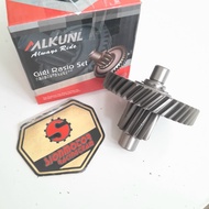 Gear Ratio Set / Gear Ratio Large Small / Gear Counter Transmission Ratio Set Yamaha Xeon (44D-E7410