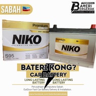 [ SABAH ] NIKO S95 110D26L Premium Series Free Maintenance Battery