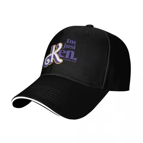 Barbie Im Just Ken Baseball Cap Sunscreen custom Hat Streetwear fishing caps man Luxury Woman Men's