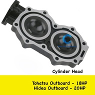 Cylinder Head 18HP / 20HP Tohatsu & Hidea Outboard Motor - 398B01001-0