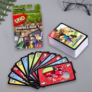UNO Minecraft deck - 112 premium cardboard cards, great entertainment for the whole family!