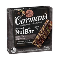 Carmans Dark Choc Espresso Nut Bars 5Bar 160gNET โปรตีนบาร์ โปรตีน โปรตีนแท่ง โปรตีนเสริม ขนมโปรตีน