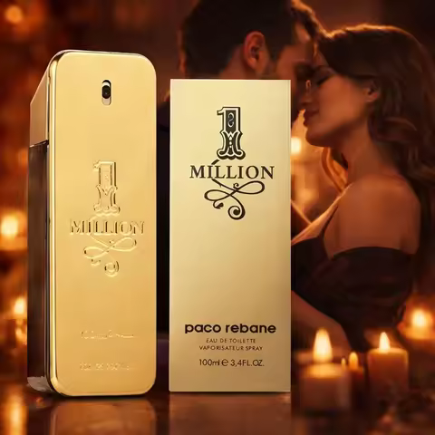 Paco Rabanne 1 Million Eau de Toilette for Men 100ml 3.4oz Long Lasting Woody Spicy Cologne Fragranc