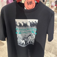 เสื้อยืดแขนสั้น Maison-Kitsune เสื้อ MK สำหรับทั้งหญิงและชายเด็กและเยาวชนคอกลมเดียวกันเสื้อยืดแขนสั้