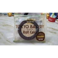 軟軟Squishy 紓壓小物 | 日本正版 Tokyo Bakery 蛋糕捲Roll Cake 巧克力款