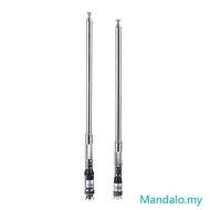 MEET 118-136MHz Whip Telescopic Antenna Replacement Part Scalable for Airband Radio