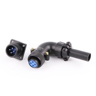 Military Standard Connector 4-Core Waterproof Connector PB20 Aviation Plug Aviation Plug Power Conne