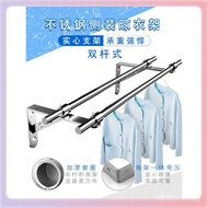 Window Fixed Triangle Clothes Rod Side Mount3YK Outdoor Wall-Mounted Clothes Rack for Balcony C2NQ