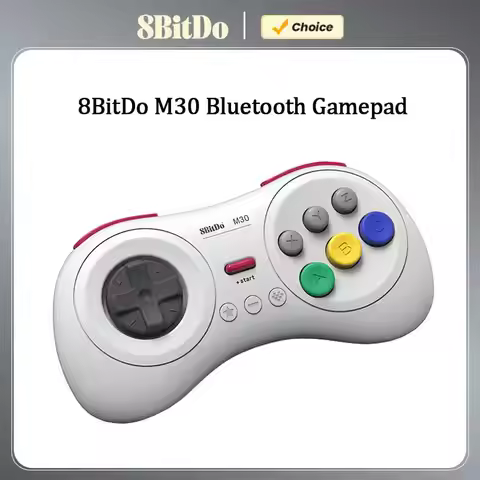 8BitDo M30 Bluetooth Gamepad Game Controller for Sega Genesis Mega Drive Style for Nintend Switch St