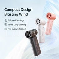 LUMOS JisuLife Mini Fan Life 9 5000 mAh 5 Speeds Strong Wind Cooling Handheld Fan USB Handheld Porta