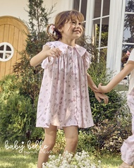 BABY BELLO - Fiona dress เดรสคอปกลายดอกไม้