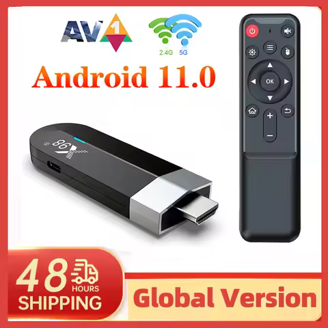 X98 S500 Android 11.0 TV Stick Amlogic S905Y4 Quad Core 4GB 32GB AV1 4K 60fps H.265 Dual Wifi X98 Do
