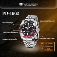 Pagani Design Jam Tangan Lelaki Men's Stainless Steel GMT Automatic Watch (40mm) PD-1662