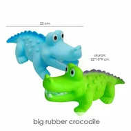 Jumbo Crocodile Sound Rubber Animal Toy