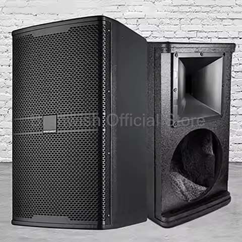 10/12 Inch Full Range Passive Speaker Wooden Sound Box 95dB Sensitivity Audio 8 Ohm XLR Input 50Hz T