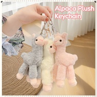 Cute Alpaca Plush Keychain Llama Plushie Pendant Mini Sheep Stuffed Key Chain Backpack Ornament