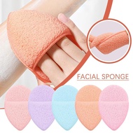 Face Washing Puff Rubbing Face Towel Glove Type Cleansing Removal Makeup Puff Face Puff U3j0