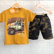Baju Anak Laki2 Umur 3 4 Tahun Model Terbaru Baju Lc Setelan Celana Kaos Anak Celana Loreng Baju HGN
