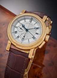 Breguet Reference 5827BA/12/9Z8 Horloger de la Marine | A yellow gold automatic flyback chronograph 