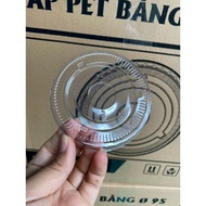 Flat pet lid, 3-star lid 95, 93 (50 lids)